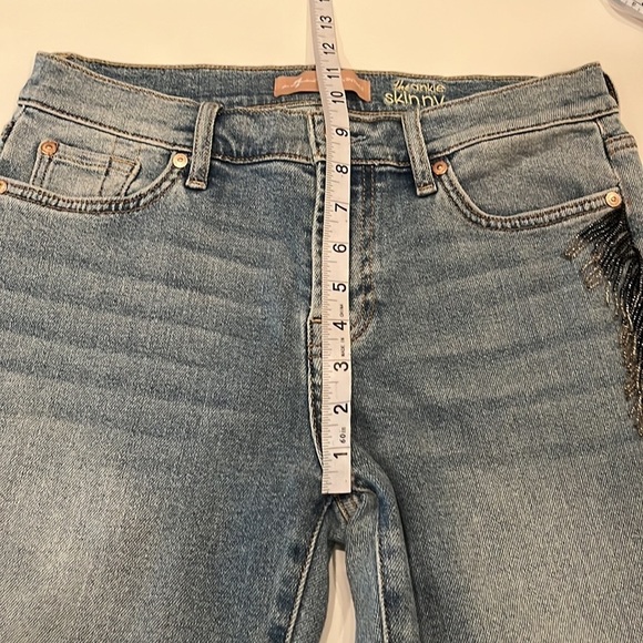 7 For All Mankind Luxe Vintage The Ankle Skinny Size 30 - Picture 6 of 16